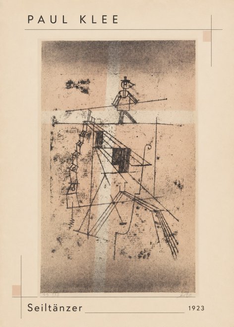 Paul Klee Seiltänzer II No3 - Poster
