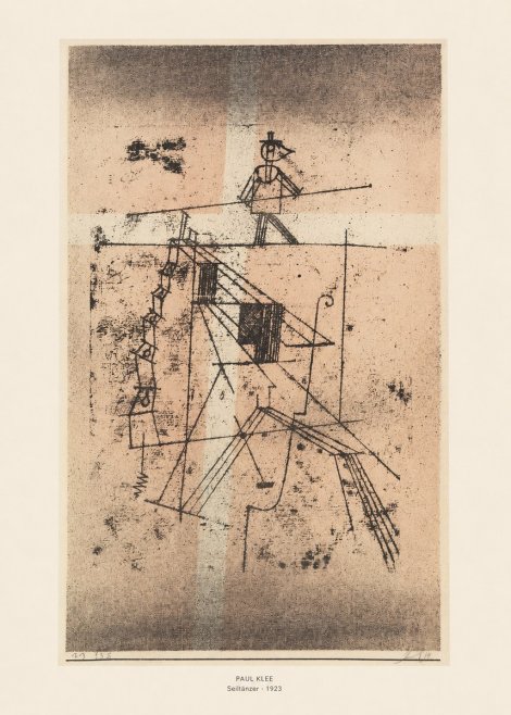 Paul Klee Seiltänzer II No6 - Poster