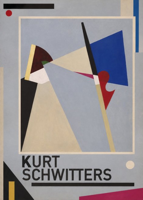 Kurt Schwitters Abstract Composition No3 - Poster