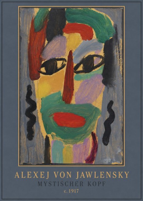 Alexej von Jawlensky Mystischer Kopf No4 - Poster