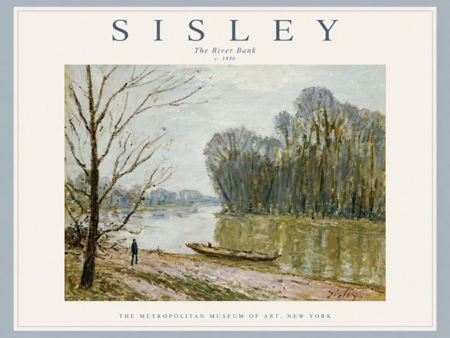 Sisley The River Bank II No2 - Poster