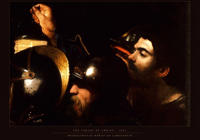 Michelangelo Merisi da Caravaggio The Taking of Christ I No4 - Poster