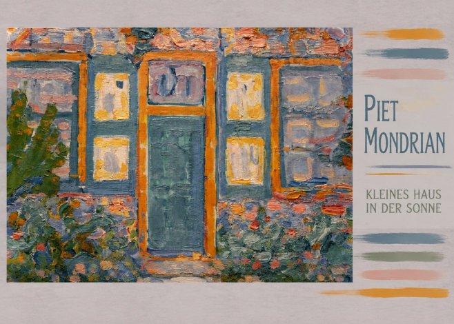 Piet Mondrian Kleines Haus in Der Sonne II No4 - Poster