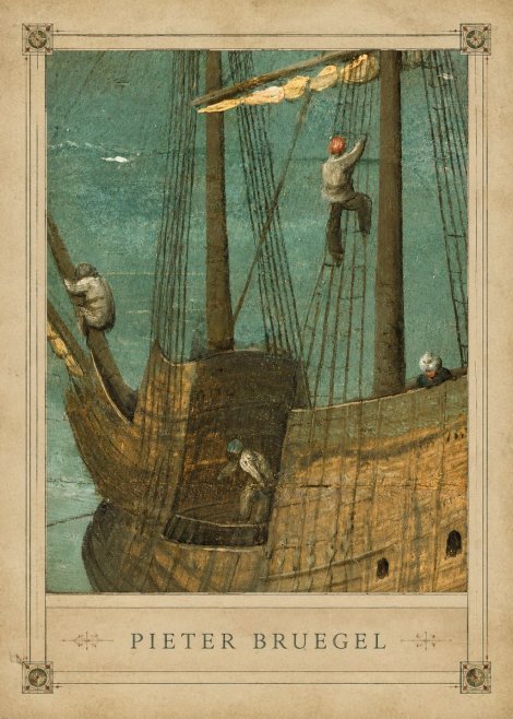 Pieter Bruegel The Ship No2 - Poster