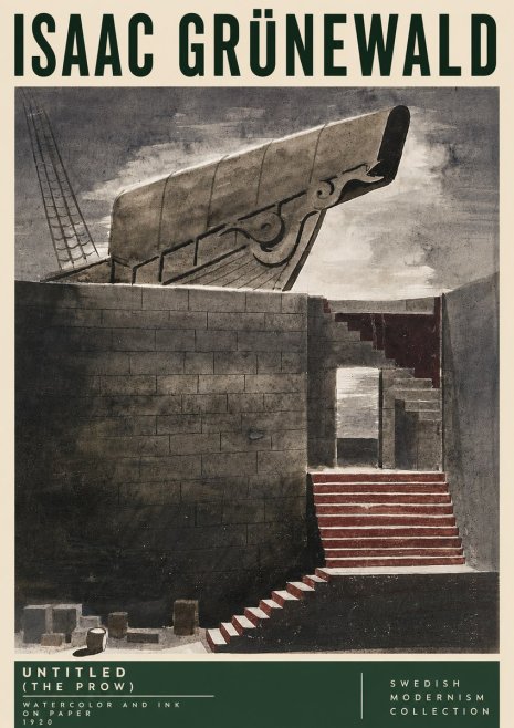 Isaac Grünewald Untitled (the Prow) No5 - Poster