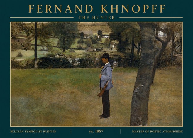 Fernand Khnopff The Hunter No3 - Poster