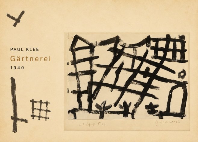 Paul Klee Gärtnerei No2 - Poster
