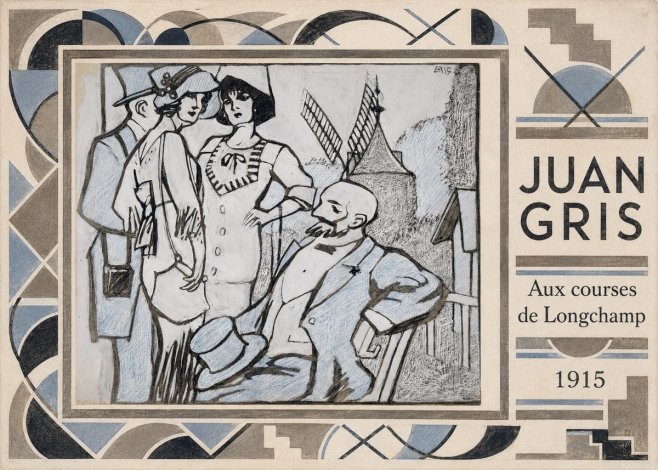 Juan Gris Aux Courses De Longchamp No5 - Poster