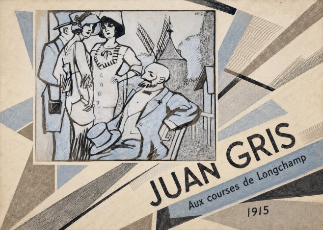 Juan Gris Aux Courses De Longchamp No6 - Poster