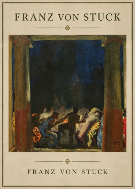 Franz von Stuck Bacchic Revel No1 - Poster