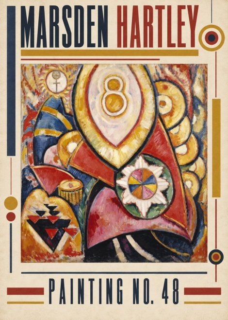 Marsden Hartley Painting No. 48 No3 - Poster
