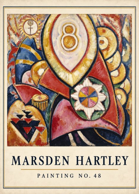 Marsden Hartley Painting No. 48 No4 - Poster