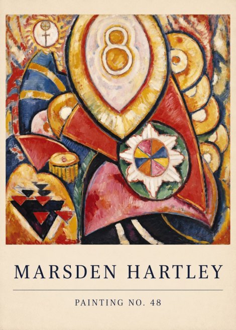 Marsden Hartley Painting No. 48 No6 - Poster