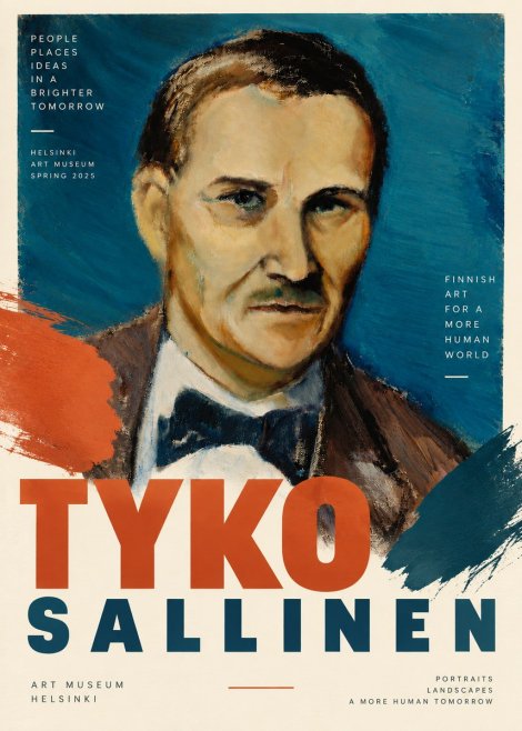 Tyko Sallinen Portrait of a Man I No4 - Poster