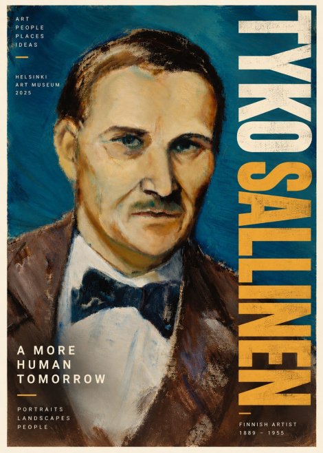 Tyko Sallinen Portrait of a Man I No6 - Poster