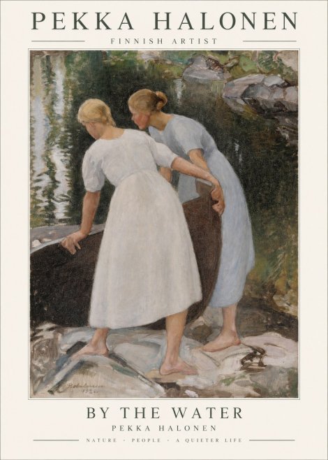 Pekka Halonen By the Water No1 - Poster