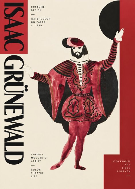 Isaac Grünewald Costume Design II No4 - Poster