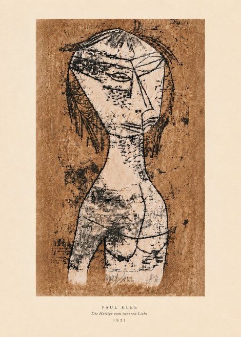 Paul Klee Die Heilige Vom Inneren Licht I No6 - Poster