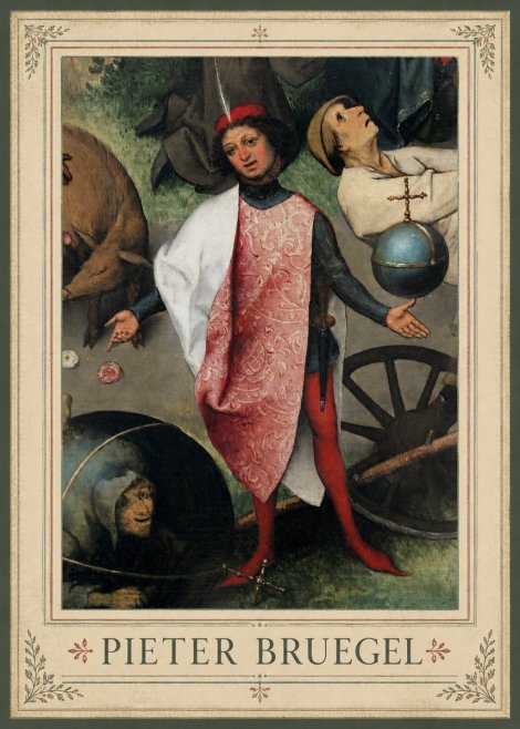 Pieter Bruegel Netherlandish Proverbs II No1 - Poster