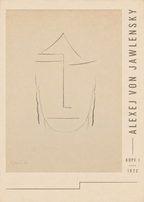 Alexej von Jawlensky Kopf I No3 - Poster