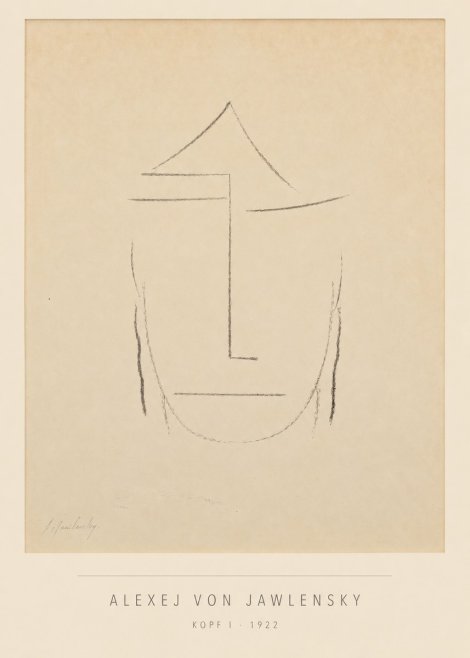 Alexej von Jawlensky Kopf I No5 - Poster
