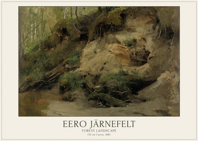 Eero Järnefelt Forest Landscape I No1 - Poster