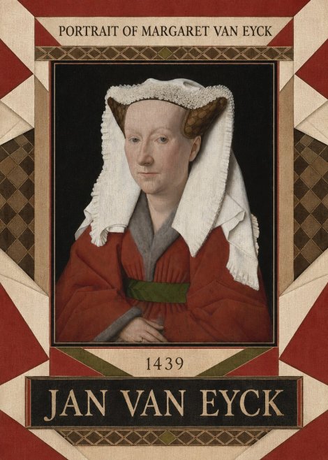 Jan van Eyck Portrait of Margaret Van Eyck I No4 - Poster