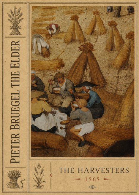 Pieter Bruegel The Harvesters I No2 - Poster
