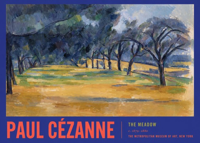 Paul Cézanne The Meadow No2 - Poster