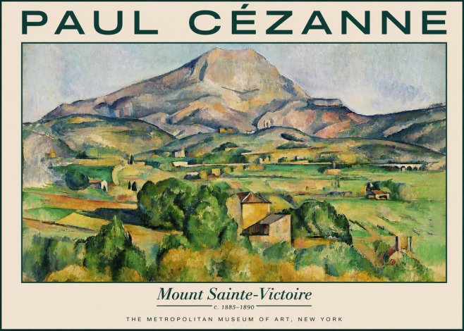 Paul Cézanne Mount Sainte-victoire No5 - Poster