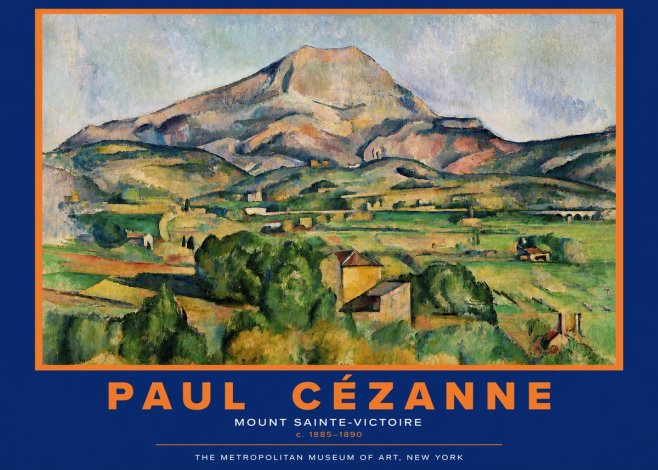 Paul Cézanne Mount Sainte-victoire No6 - Poster