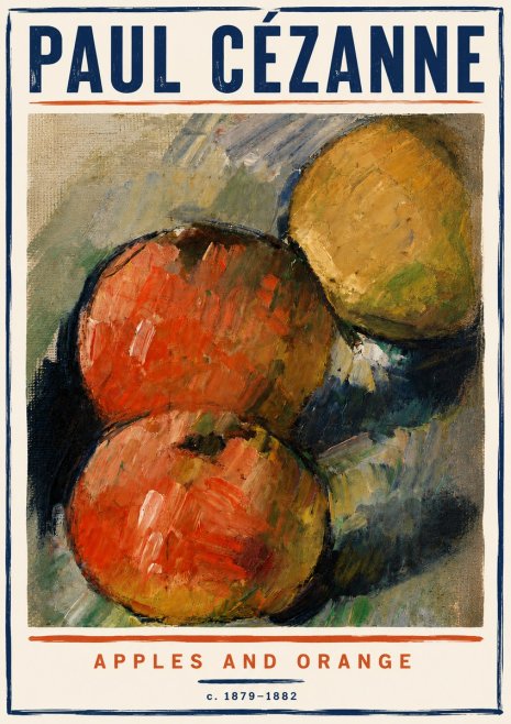 Paul Cézanne Apples and Orange No6 - Poster