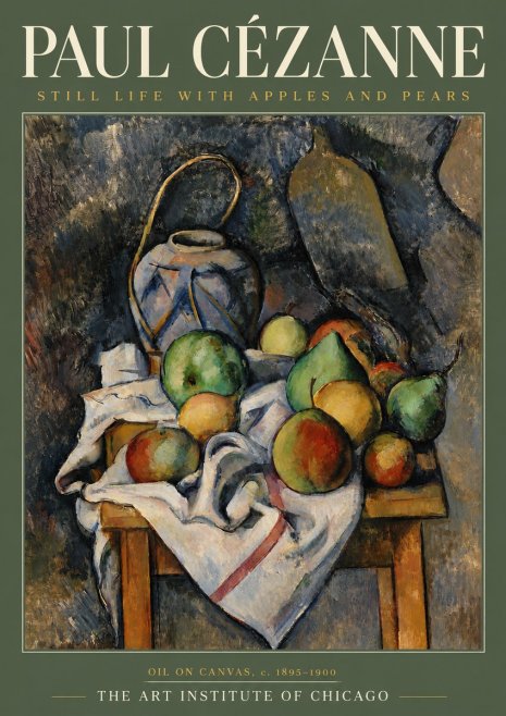 Paul Cézanne Still Life with Apples and Pears No3 - Poster