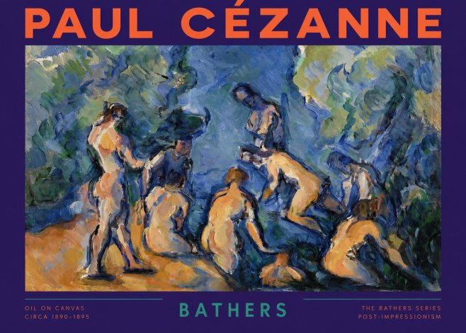 Paul Cézanne Bathers I No2 - Poster