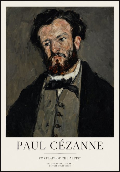 Paul Cézanne Portrait of the Artist I No1 - Poster