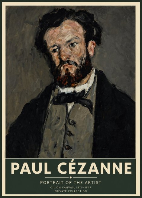Paul Cézanne Portrait of the Artist I No2 - Poster