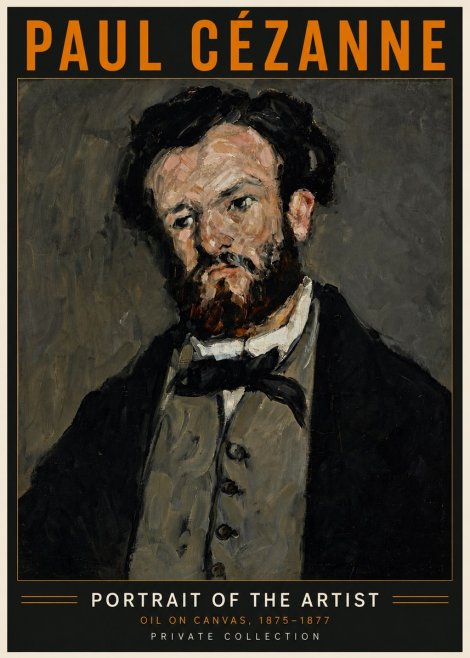 Paul Cézanne Portrait of the Artist I No6 - Poster