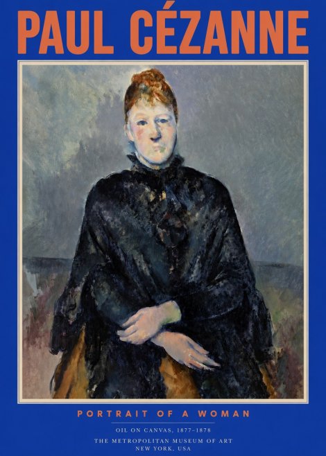 Paul Cézanne Portrait of a Woman I No2 - Poster