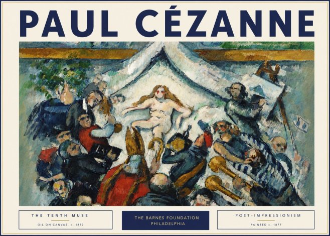 Paul Cézanne The Tenth Muse No3 - Poster
