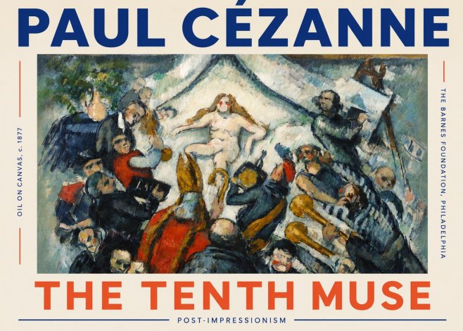 Paul Cézanne The Tenth Muse No5 - Poster