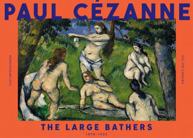 Paul Cézanne The Large Bathers III No2 - Poster