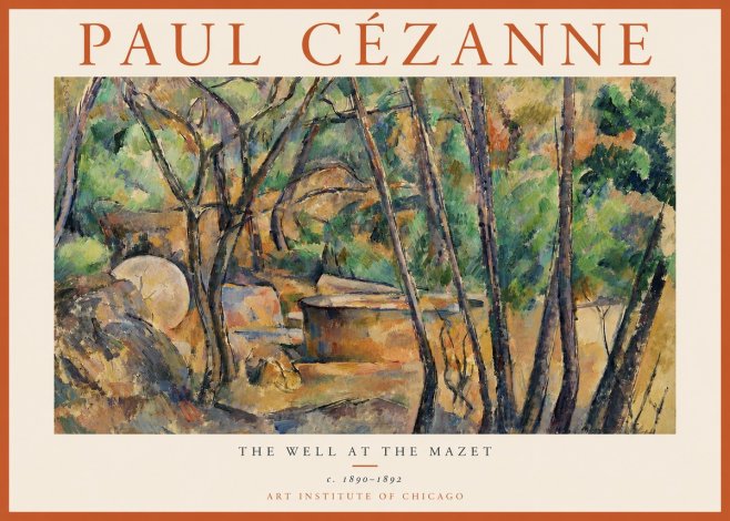 Paul Cézanne The Well at the Mazet No3 - Poster