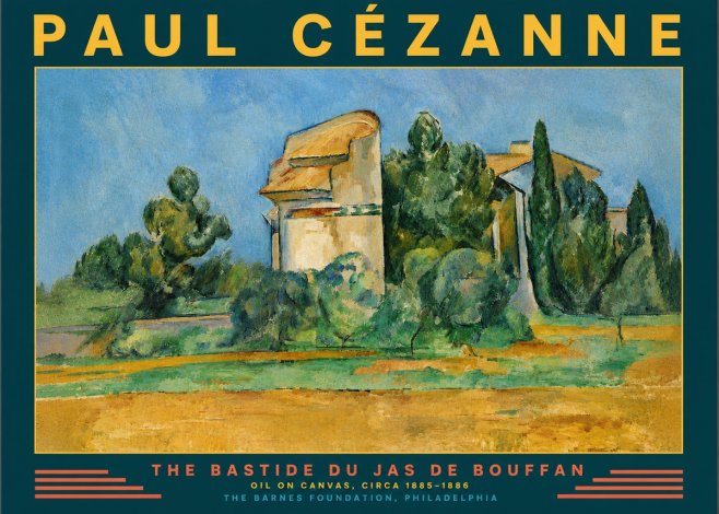 Paul Cézanne The Bastide Du Jas De Bouffan No4 - Poster