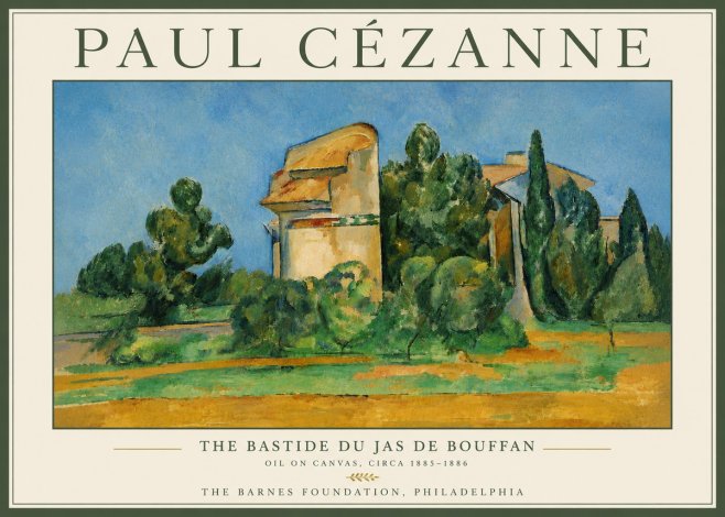 Paul Cézanne The Bastide Du Jas De Bouffan No6 - Poster