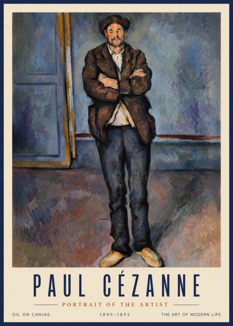 Paul Cézanne Portrait of the Artist II No4 - Poster