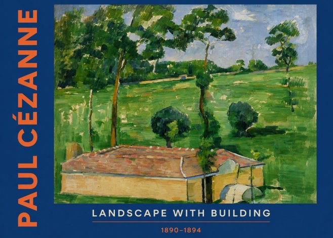 Paul Cézanne Landscape with Building No4 - Poster