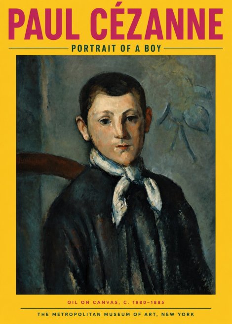 Paul Cézanne Portrait of a Boy No2 - Poster