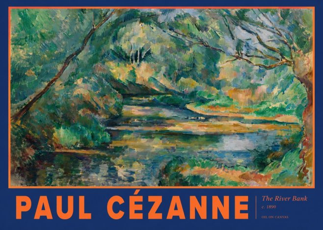 Paul Cézanne The River Bank No2 - Poster