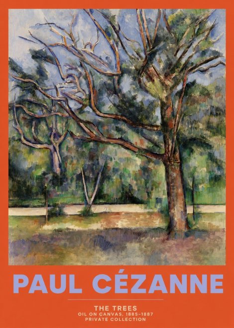 Paul Cézanne The Trees No2 - Poster