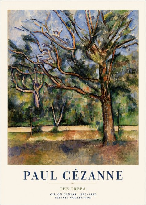 Paul Cézanne The Trees No6 - Poster